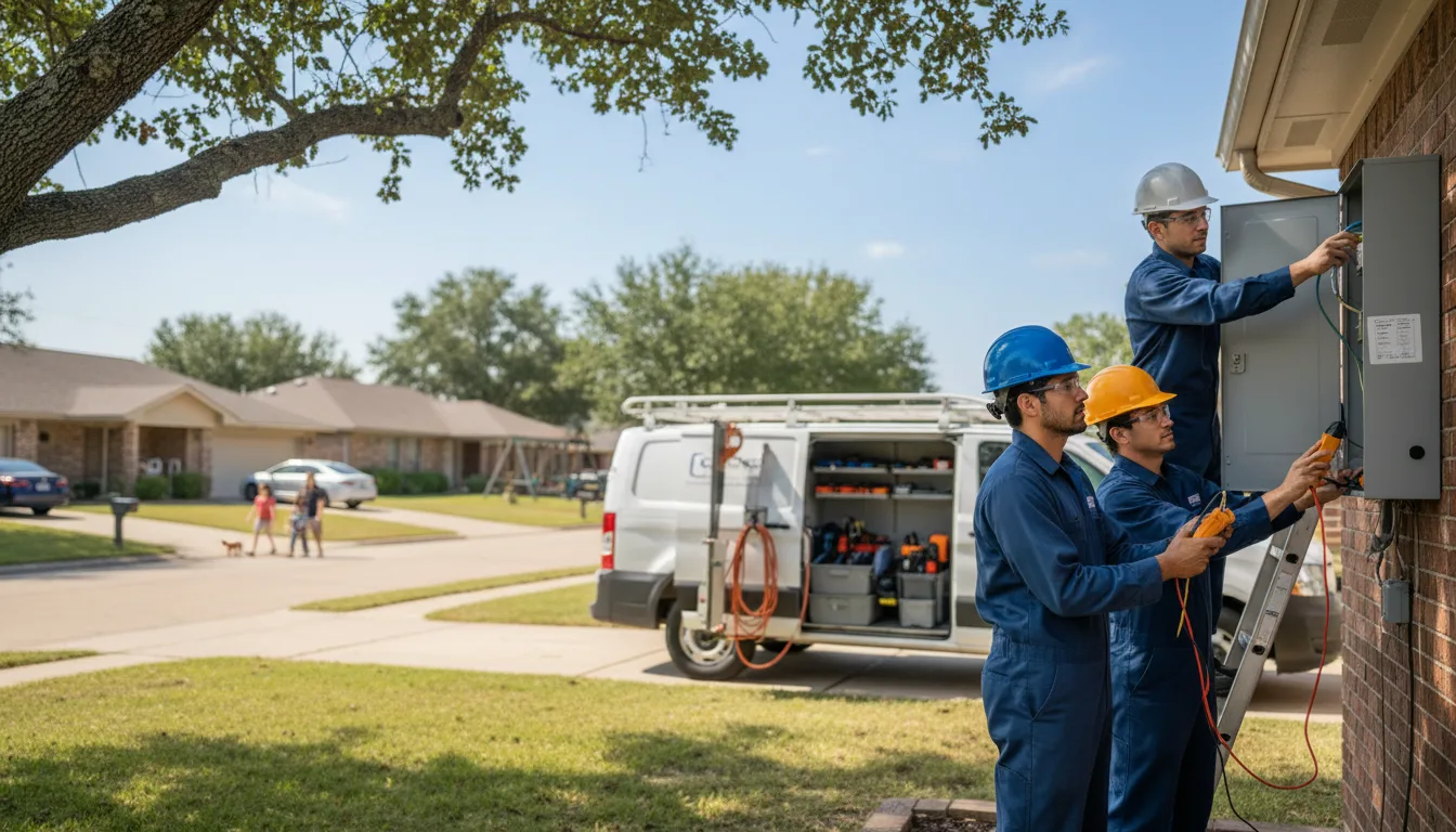 Certified electrician providing emergency electrical services in Mansfield, AR